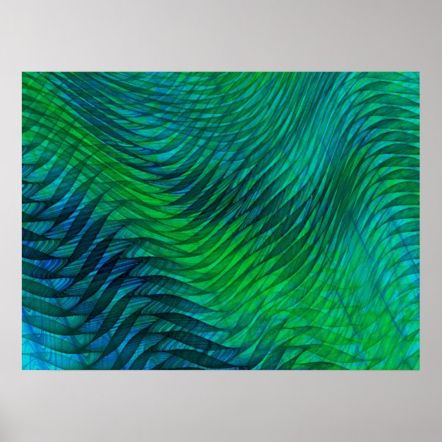 Grönt Voile Poster (Framsidan)