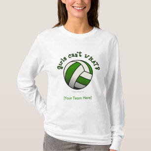 Grönt Volleyball T Shirt