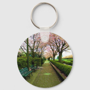 Grönt Walk Nyckelring