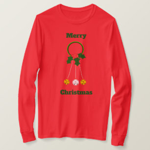 Grönt Wandele Jingle Klockor Långärmad Shirt T