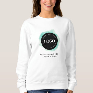 Grönt Watercolor Anpassningsbar Business Company L T Shirt