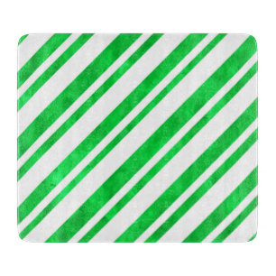 Grönt Watercolor Candy cane Rand