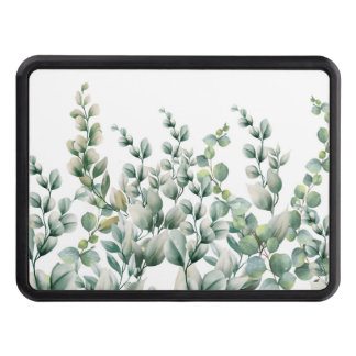 Grönt Watercolor Eucalyptus Löv Dragkroksskydd