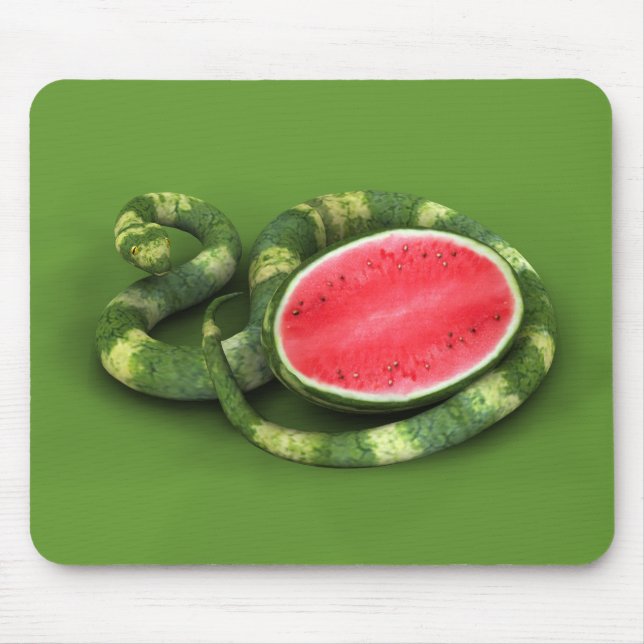 Grönt Watermelon Snake Musmatta (Framsidan)