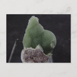 Grönt Wavellite-vykort Vykort