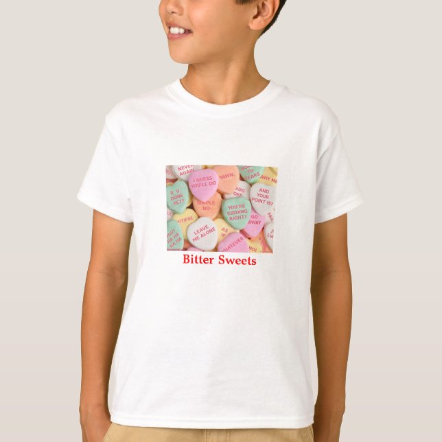 Grönt Weenii "Bitter Sweets" Kids' Shirt Tröja (Framsida)