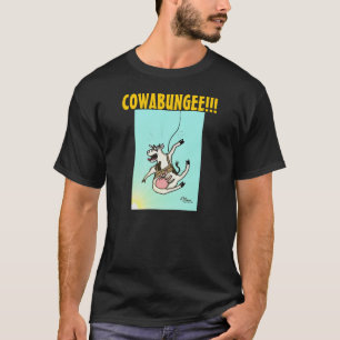 Grönt Weenii "COWABUNGEE!" Skjorta T Shirt