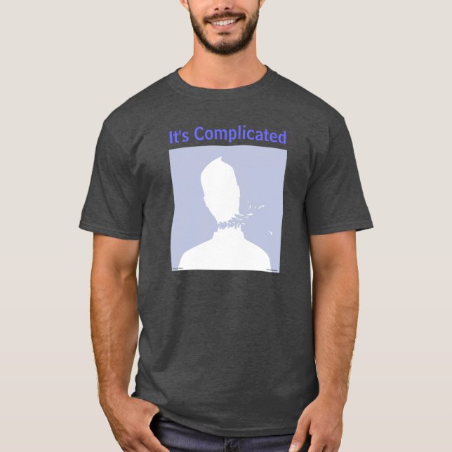 Grönt Weenii "Det är komplicerat" Shirt Tröja (Framsida)