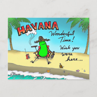 Grönt Weenii "Havana Wonderful Time" vykort