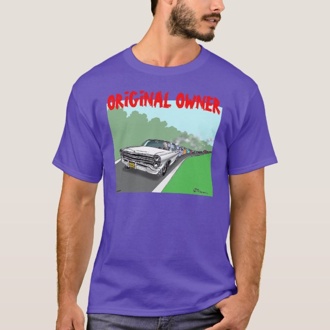 Grönt Weenii "Original Owner" Shirt (mörk) T (Framsida)