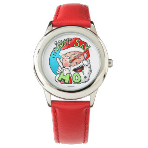 Grönt Weenii "Säg bara HO!" Barn Wristwatch Armbandsur