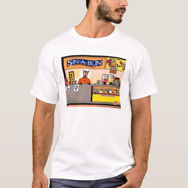 Grönt Weenii ’Sin-A-Bun’ Shirt T (Framsida)