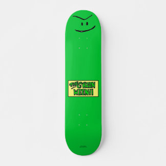 Grönt Weenii Skateboard