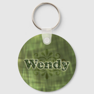 Grönt Wendy Nyckelring
