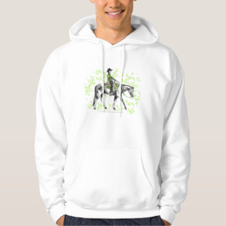 Grönt westernt sweatshirt