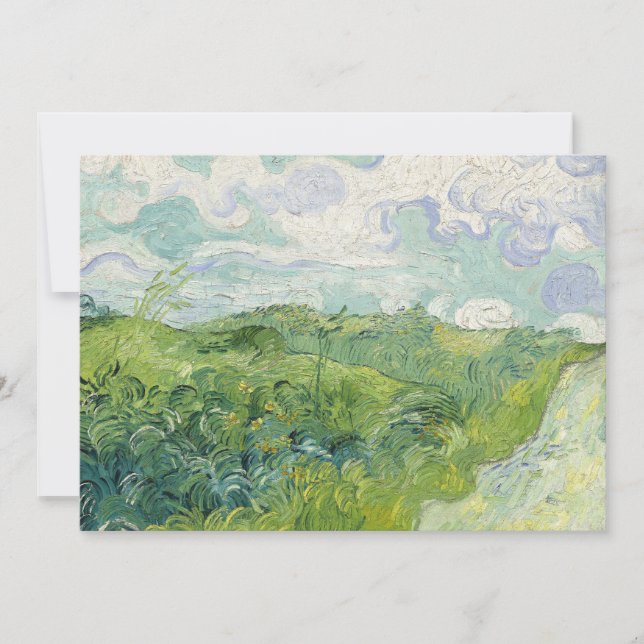 Grönt Wheat Fält, Auvers | Vincent van Gogh (Framsida)
