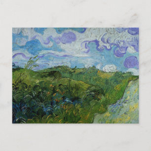 Grönt Wheat Fält av Vincent van Gogh Vykort