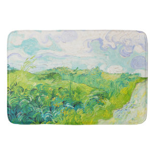 Grönt Wheat Fält, Van Gogh Badrumsmatta