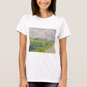 Grönt Wheat Fält - Van Gogh - c1889 T Shirt