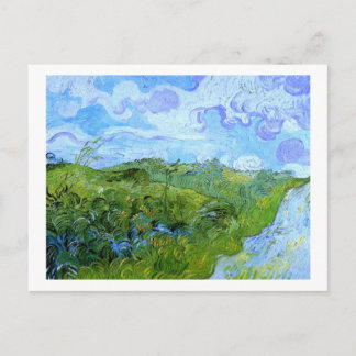 Grönt Wheat Fält Van Gogh Fine Art Vykort