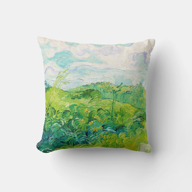 Grönt Wheat Fält, Van Gogh Kudde (Framsida)