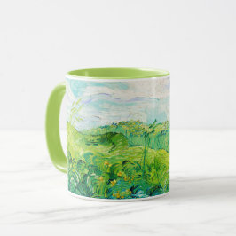 Grönt Wheat Fält, Van Gogh Mugg