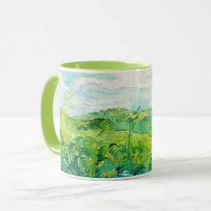 Grönt Wheat Fält, Van Gogh Mugg