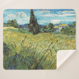Grönt Wheat Fält Vincent van Gogh