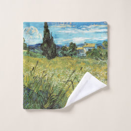 Grönt Wheat Fält Vincent van Gogh Apron