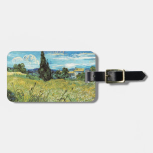 Grönt Wheat Fält Vincent van Gogh Bagagebricka