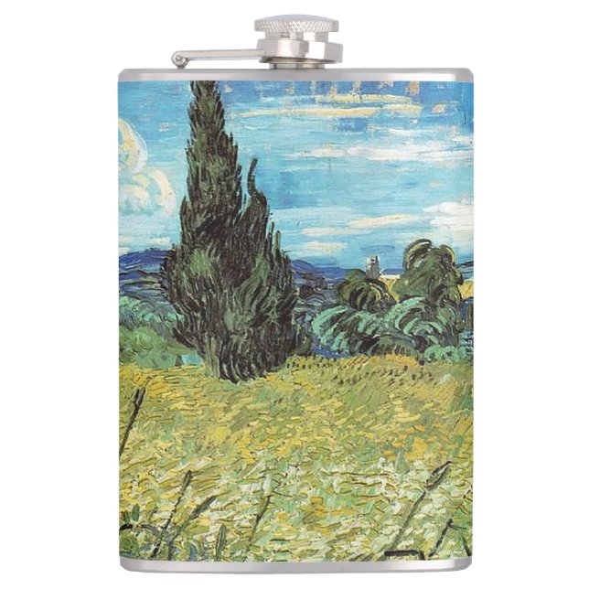 Grönt Wheat Fält Vincent van Gogh Fickplunta (Framsidan)