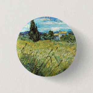 Grönt Wheat Fält Vincent van Gogh Knapp