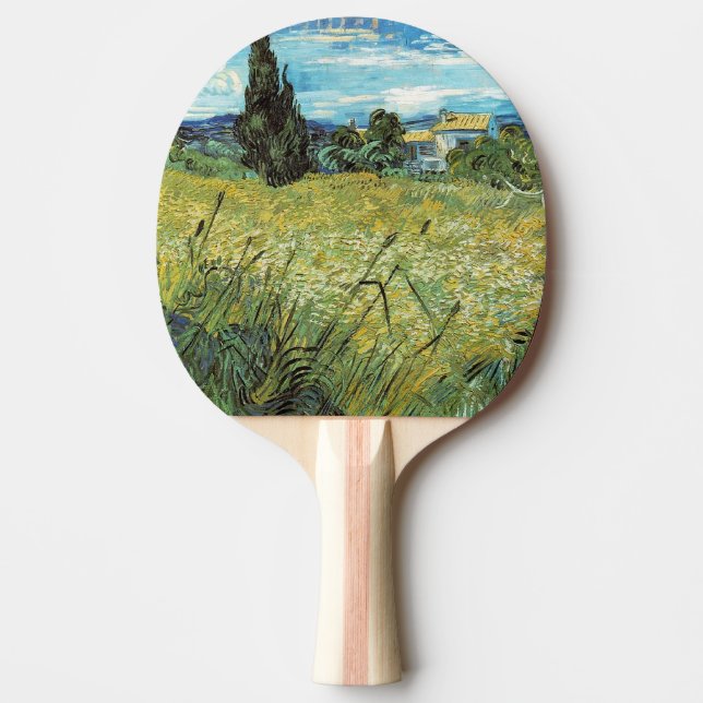 Grönt Wheat Fält Vincent van Gogh Pingisracket (Framsidan)