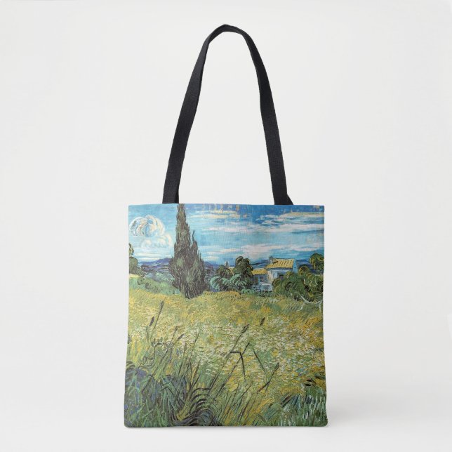 Grönt Wheat Fält Vincent van Gogh Tygkasse (Framsida)