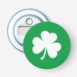 Grönt & White Irish Shamrock Flasköppnare
