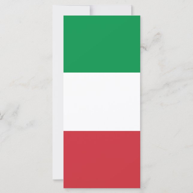 Grönt White och Red Italiana Flagga Färg (Framsida)