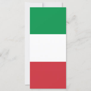 Grönt White och Red Italiana Flagga Färg