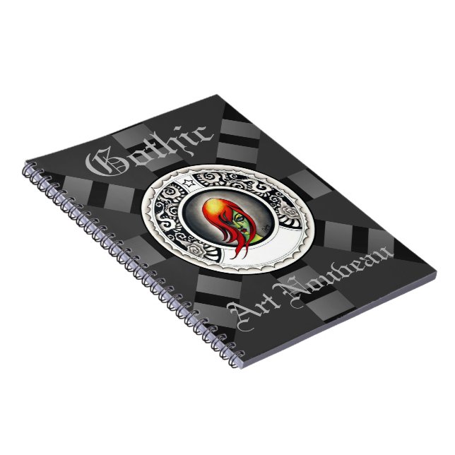 Grönt Witch Anteckningsbok (Högra Sidan)