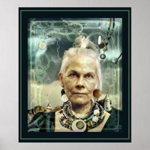 Grönt Witch Poster