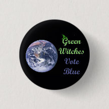 Grönt Witches Vote Blue (ljust grönt)