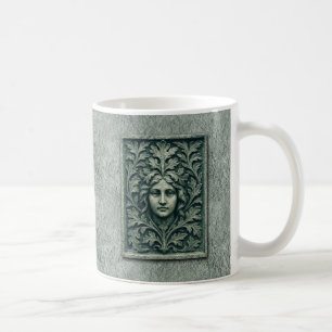 Grönt Woman - sten Kaffemugg