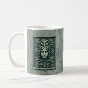Grönt Woman - sten Kaffemugg
