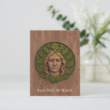 Grönt Woman - Wood