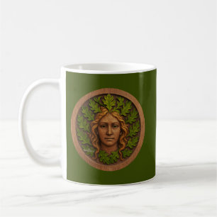 Grönt Woman - Wood Kaffemugg