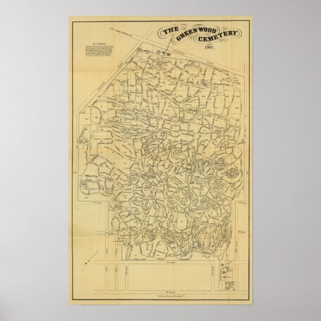 Grönt Wood Cemetery Poster (Framsidan)