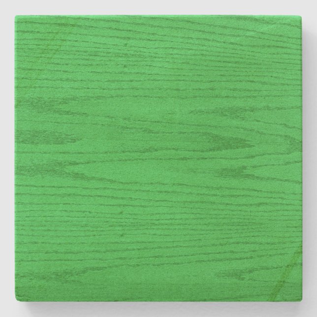 Grönt Woodgrain Square Underlägg (Framsidan)