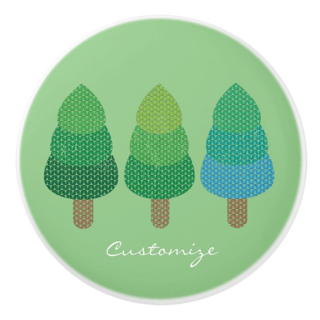 Grönt Woodland Träd Thunder_Cove Knopp (Framsidan)