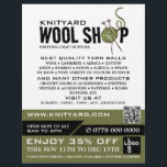 Grönt Wool Shop Logotyp, Knitting Store, Garnarkiv Reklamblad<br><div class="desc">Grönt Wool Shop Logotyp,  Knitting Store,  Yarn Store Advertising Flyer från Affärskortet Store.</div>