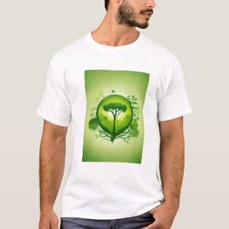 "Grönt World Tees - Bära Your Kärlek for Nature" T Shirt