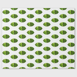Grönt Wrapping Papper Gemstone Peridot Mönster Presentpapper